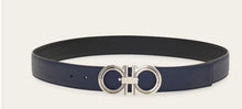 Load image into Gallery viewer, Reversible and adjustable Gancini belt(Pre-order)