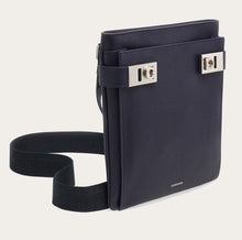 Load image into Gallery viewer, Twins/North-South crossbody bag with Gancini buckles