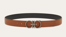 Load image into Gallery viewer, Reversible and adjustable Gancini belt(Pre-order)