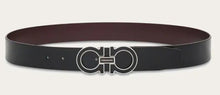 Load image into Gallery viewer, Reversible and Adjustable Gancini Belt Barolo