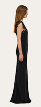 Load image into Gallery viewer, Silk dress with lace detail