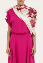 Load image into Gallery viewer, Sunflower print silk scarf