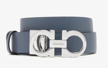 Load image into Gallery viewer, Reversible and adjustable Gancini belt