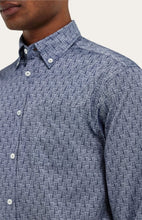 Load image into Gallery viewer, Ferragamo Monogram shirt Color: Navy blue