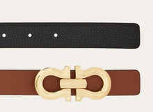 Load image into Gallery viewer, Reversible Gancini belt