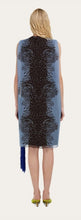 Load image into Gallery viewer, Silk dress with flower detail
