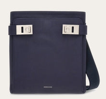 Load image into Gallery viewer, Twins/North-South crossbody bag with Gancini buckles