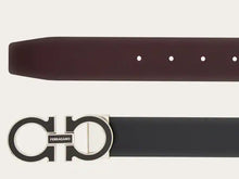 Load image into Gallery viewer, Reversible and Adjustable Gancini Belt Barolo