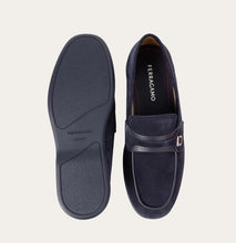 Load image into Gallery viewer, Drame Midnight blue in suede