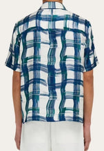 Load image into Gallery viewer, Brushstroke check organic twill shirt