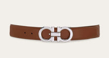 Load image into Gallery viewer, Reversible and adjustable Gancini belt