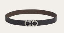 Load image into Gallery viewer, Reversible and adjustable Gancini belt