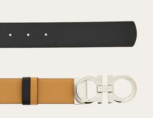 Load image into Gallery viewer, Reversible and adjustable Gancini belt