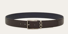 Load image into Gallery viewer, Reversible and adjustable Gancini belt