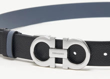 Load image into Gallery viewer, Reversible and adjustable Gancini belt