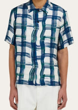 Load image into Gallery viewer, Brushstroke check organic twill shirt