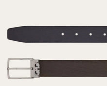 Load image into Gallery viewer, Reversible and adjustable Gancini belt