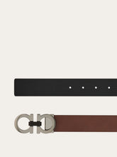 Load image into Gallery viewer, Reversible and adjustable Gancini belt