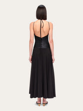 Load image into Gallery viewer, Longline Cady Viscose Dress in Black