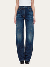 Load image into Gallery viewer, Five Pocket Jeans in Blue