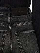 Load image into Gallery viewer, Five Pocket Flared Trouser in Black