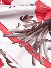 Load image into Gallery viewer, Poppies Print Silk Foulard