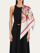 Load image into Gallery viewer, Poppies Print Silk Foulard