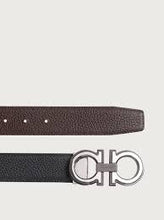 Load image into Gallery viewer, Reversible and adjustable Gancini belt