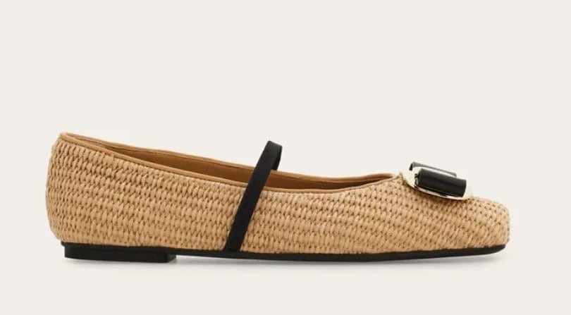 Zina New Vara plate ballet flat