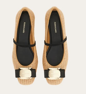 Zina New Vara plate ballet flat