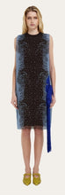 Load image into Gallery viewer, Silk dress with flower detail
