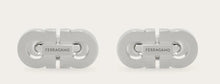 Load image into Gallery viewer, Double Gancini Cufflink Silver
