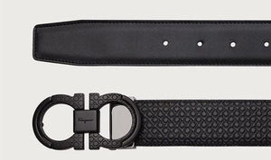 Reversible and adjustable Gancini belt