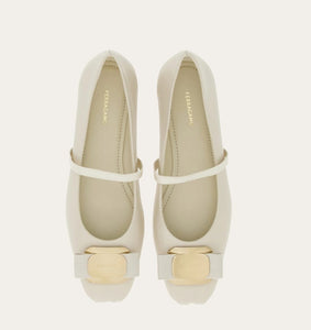 Zina (New Vara plate ballet flat)