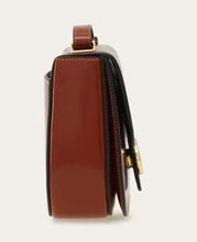 Load image into Gallery viewer, Double Gancini North-South crossbody bag
