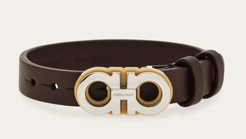 Double Gancini Bracelet Safari