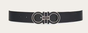 Reversible and Adjustable Gancini Belt Barolo