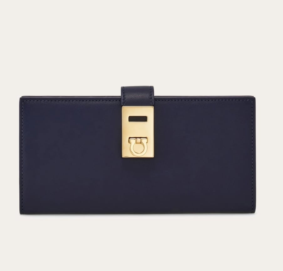 Hug Continental wallet in midnight blue