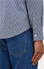 Load image into Gallery viewer, Ferragamo Monogram shirt Color: Navy blue
