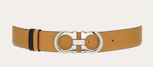 Reversible and adjustable Gancini belt