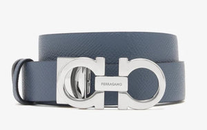 Reversible and adjustable Gancini belt
