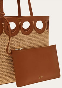 Gancini outline tote bag (L)