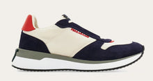 Load image into Gallery viewer, Low cut sneakers in White/Navy/Red (Pre-sale)
