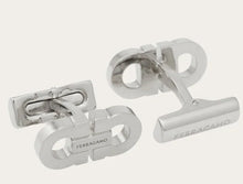 Load image into Gallery viewer, Double Gancini Cufflink Silver
