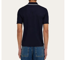 Load image into Gallery viewer, Cotton polo shirt with zip closure
