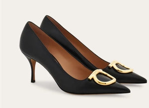 Lara pump in Nero