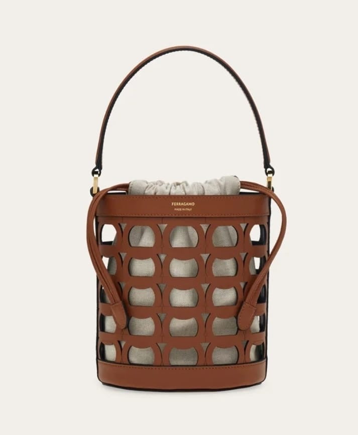 Gancini bucket bag (XS)