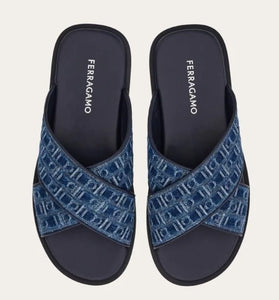 Brise Sandal in Denim