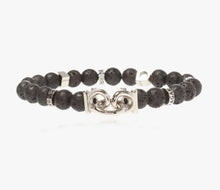 Load image into Gallery viewer, Beaded Stretch Bracelet- Lava
