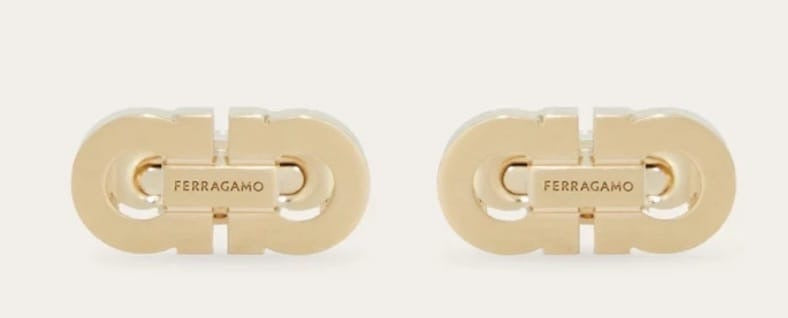 Double Gancini cufflinks